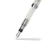 Sailor 1911 Large Fountain Pen (21K Medium) Demonstrator with Silver Trims